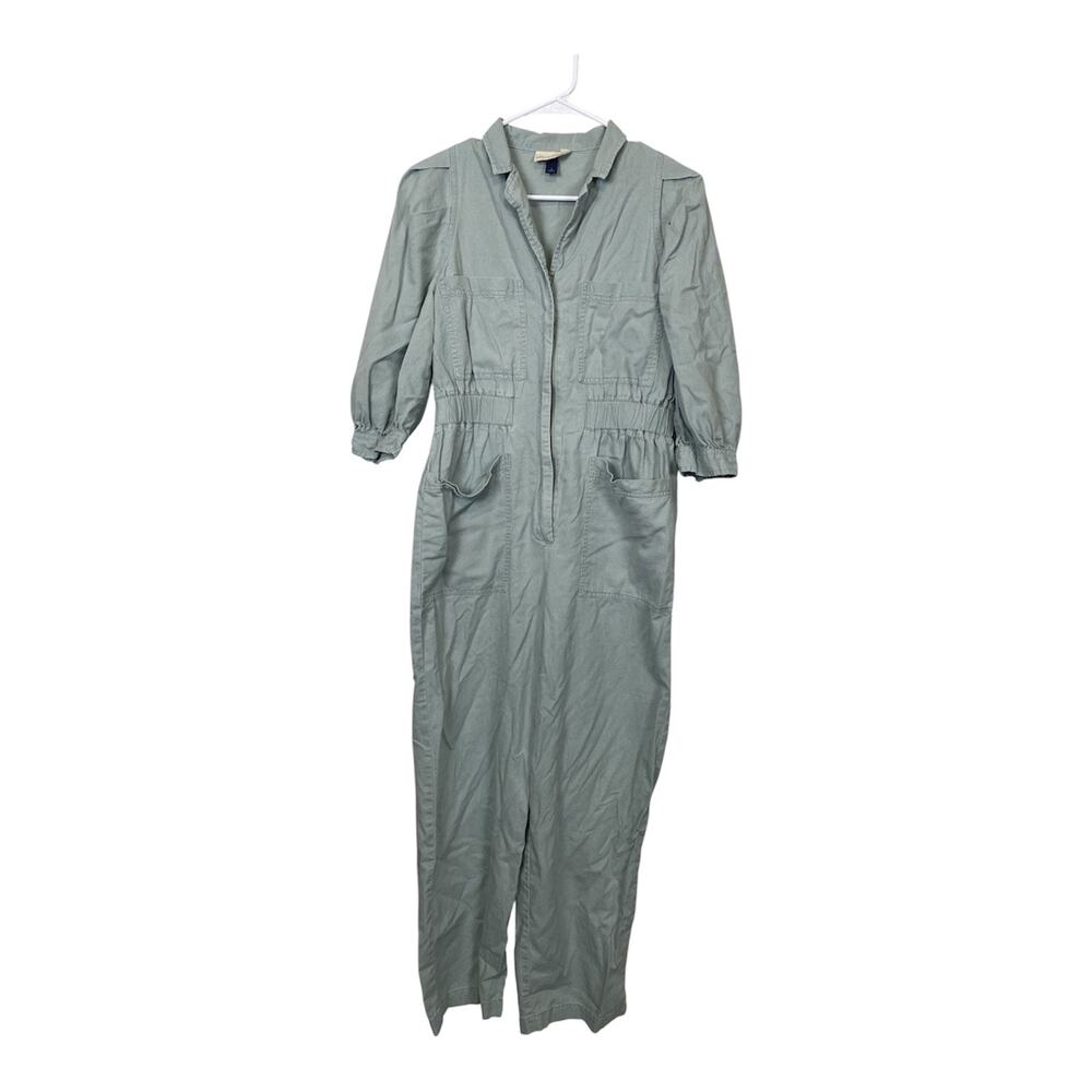 Universal Threads Women pale Blue Gray Utility Style Jumpsuit Canvas Size 2